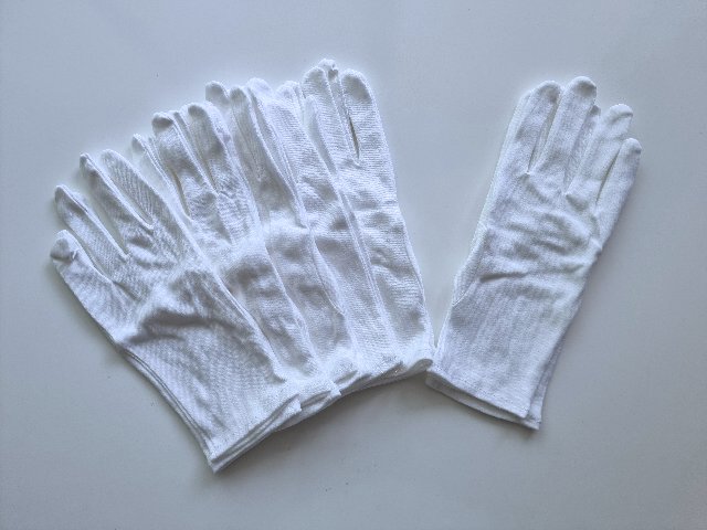 綿の手袋